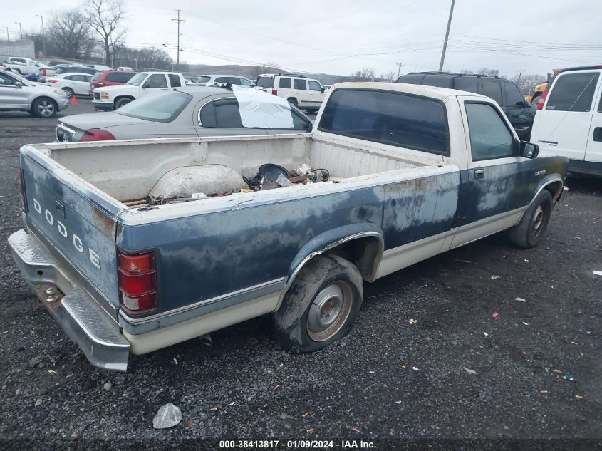 1987 Dodge Dakota VIN: 1B7GN14M9HS381981 Lot: 38413817