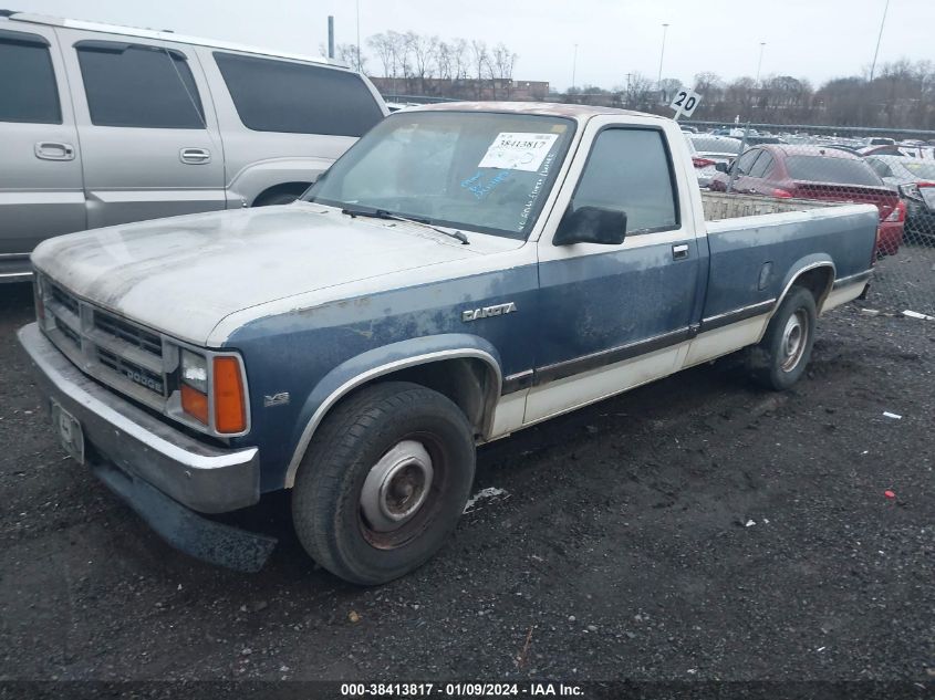 1987 Dodge Dakota VIN: 1B7GN14M9HS381981 Lot: 38413817