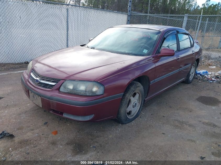 2G1WH55K519302667 2001 Chevrolet Impala Ls