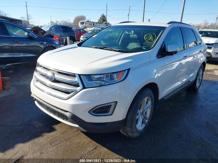 2015 Ford Edge Sel VIN: 2FMTK4J8XFBB80951 Lot: 38413921