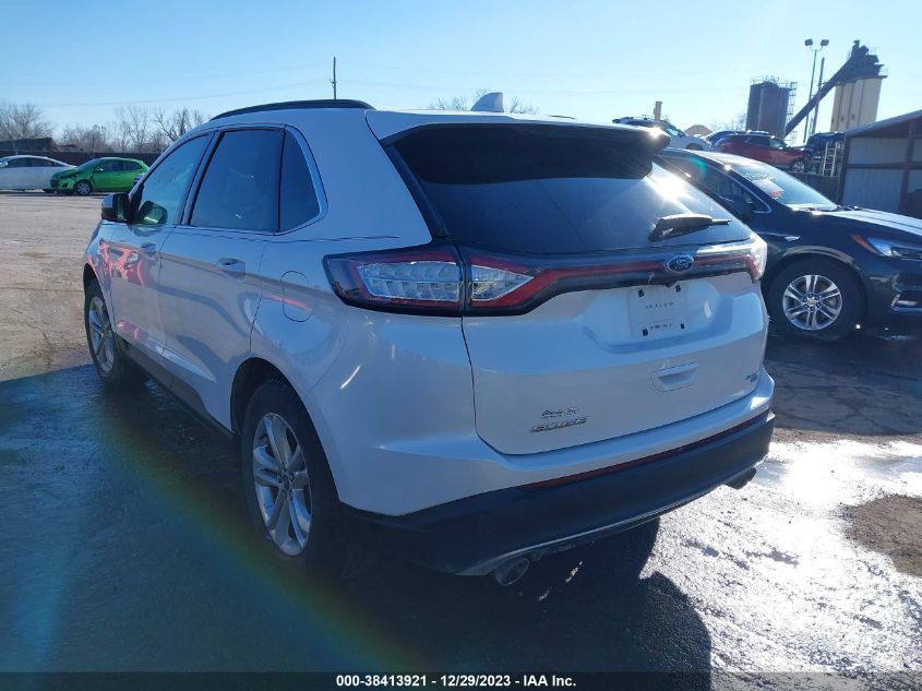 2015 Ford Edge Sel VIN: 2FMTK4J8XFBB80951 Lot: 38413921