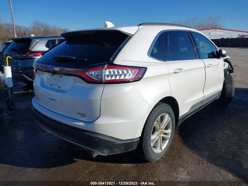 2015 Ford Edge Sel VIN: 2FMTK4J8XFBB80951 Lot: 38413921