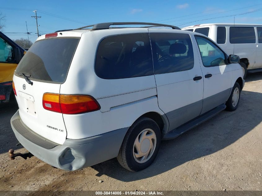 4T3ZF13CXYU232873 2000 Toyota Sienna Le