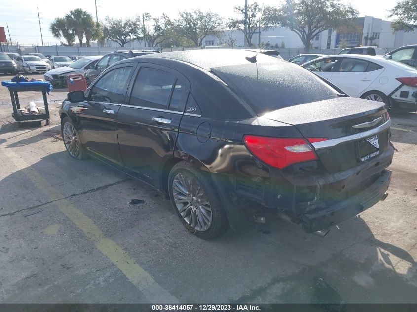 2013 Chrysler 200 Limited VIN: 1C3CCBCG2DN578168 Lot: 38414057