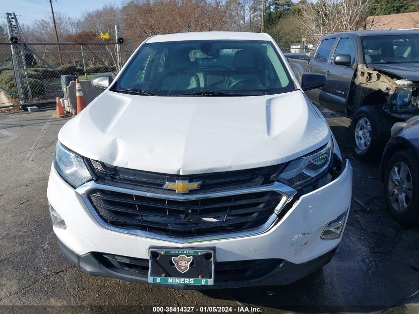 2018 Chevrolet Equinox Ls VIN: 3GNAXREV4JS500740 Lot: 38414327