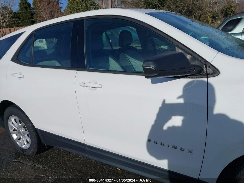 2018 Chevrolet Equinox Ls VIN: 3GNAXREV4JS500740 Lot: 38414327