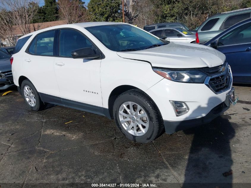 2018 Chevrolet Equinox Ls VIN: 3GNAXREV4JS500740 Lot: 38414327