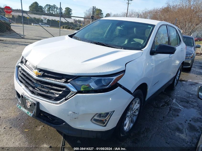 2018 Chevrolet Equinox Ls VIN: 3GNAXREV4JS500740 Lot: 38414327