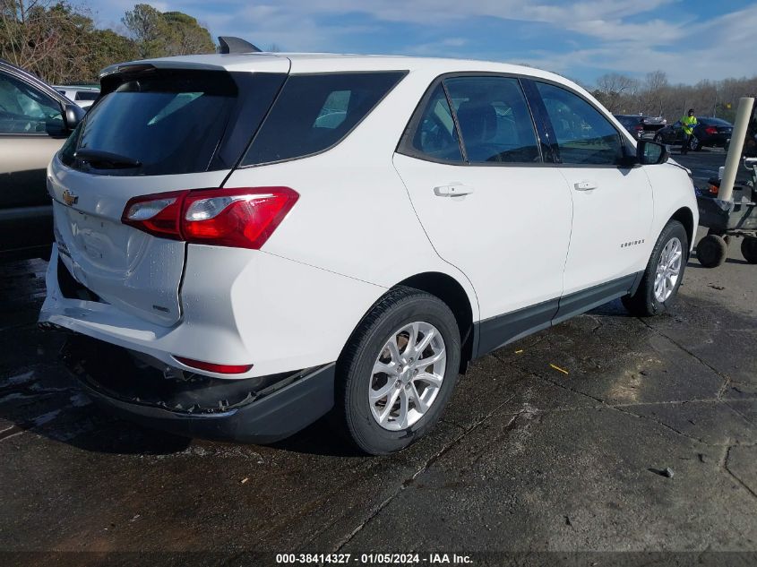 2018 Chevrolet Equinox Ls VIN: 3GNAXREV4JS500740 Lot: 38414327