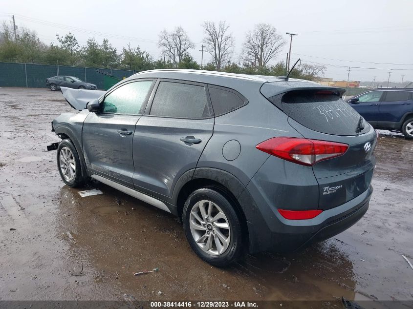 2017 Hyundai Tucson Se VIN: KM8J3CA42HU422771 Lot: 38414416