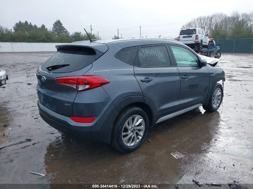 2017 Hyundai Tucson Se VIN: KM8J3CA42HU422771 Lot: 38414416