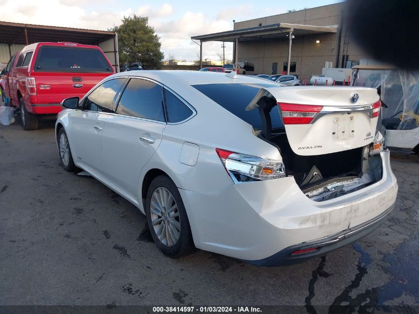 4T1BD1EB0DU002130 2013 Toyota Avalon Hybrid Limited