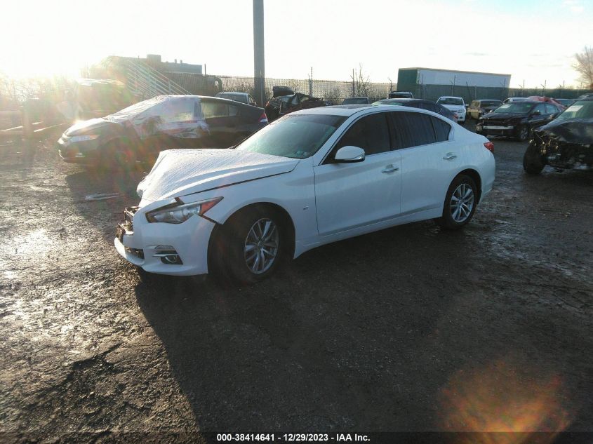 2015 Infiniti Q50 VIN: JN1BV7ARXFM417792 Lot: 38414641