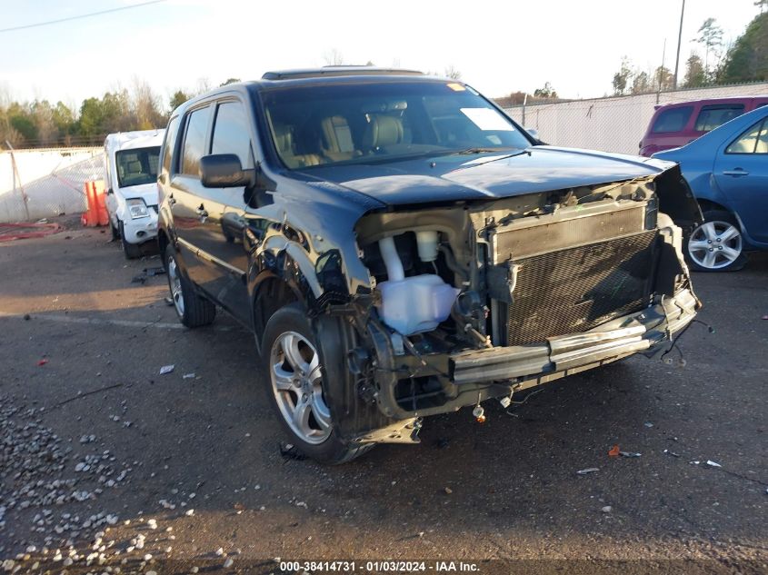 5FNYF3H58CB019808 2012 Honda Pilot Ex-L