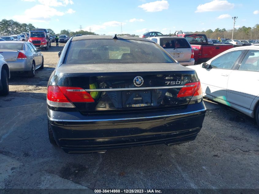 2006 BMW 750I VIN: WBAHL83536DT05930 Lot: 38414988