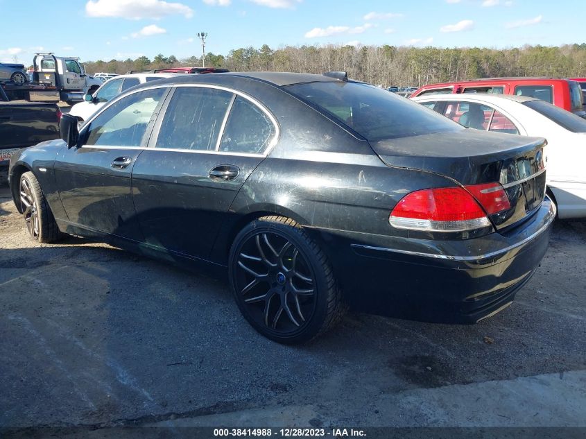 2006 BMW 750I VIN: WBAHL83536DT05930 Lot: 38414988