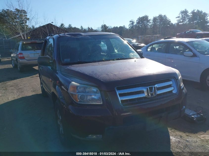 5FNYF18557B019744 2007 Honda Pilot Ex-L