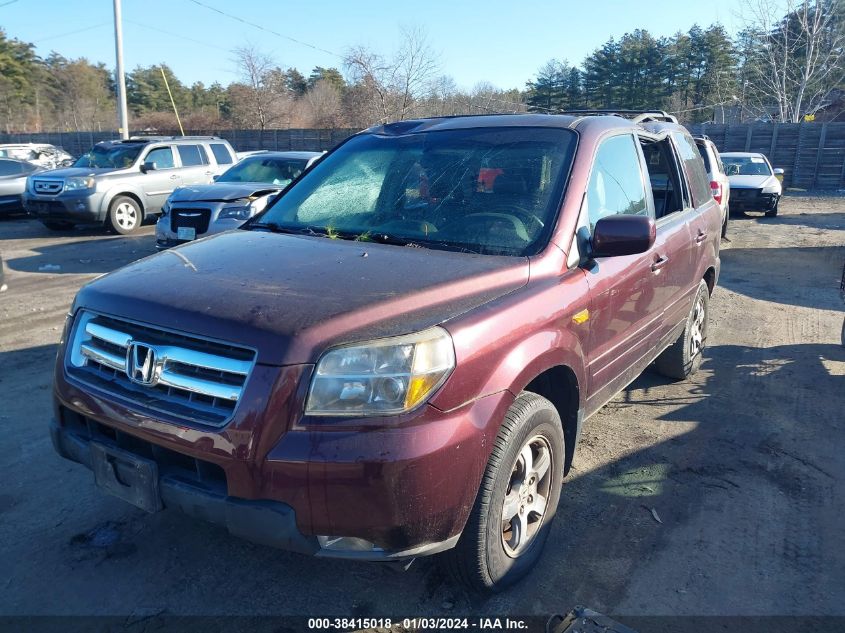 5FNYF18557B019744 2007 Honda Pilot Ex-L