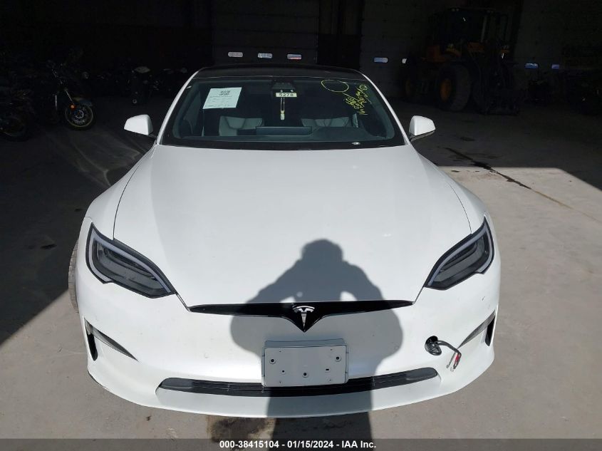 2022 Tesla Model S Dual Motor All-Wheel Drive VIN: 5YJSA1E57NF470101 Lot: 38415104