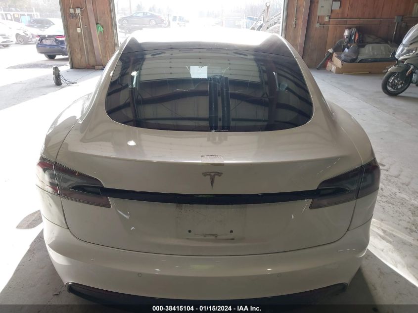 2022 Tesla Model S Dual Motor All-Wheel Drive VIN: 5YJSA1E57NF470101 Lot: 38415104