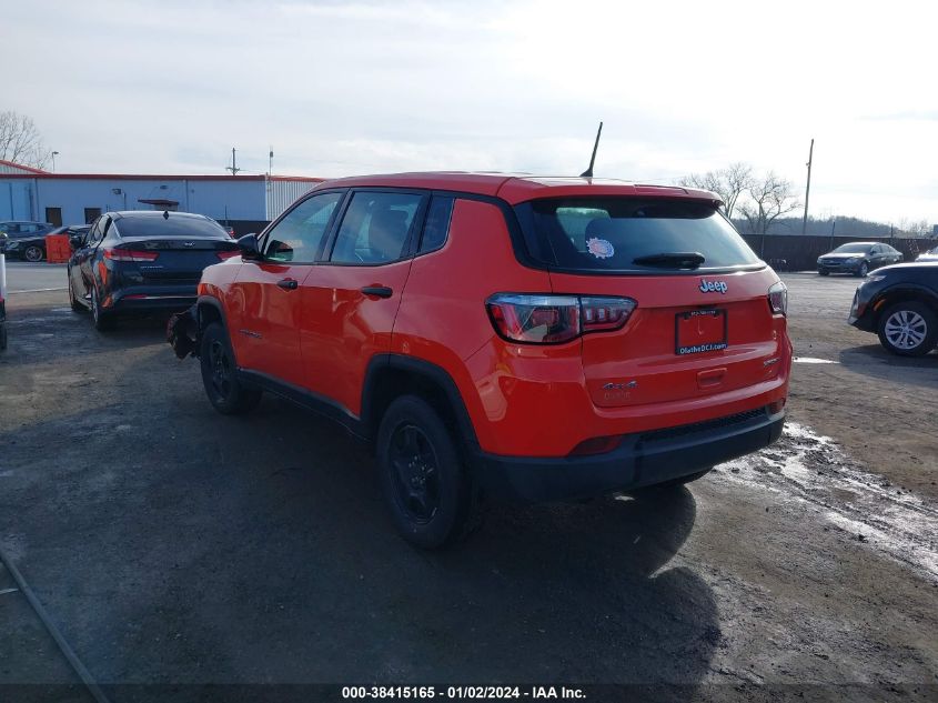 3C4NJDAB6HT665378 2017 Jeep New Compass Sport 4X4