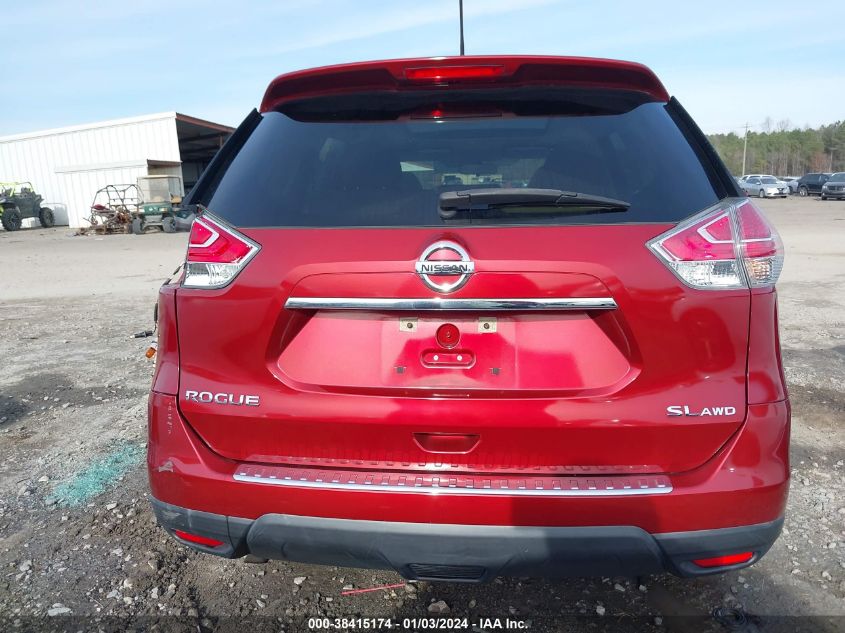 2016 Nissan Rogue Sl VIN: 5N1AT2MV8GC781514 Lot: 38415174