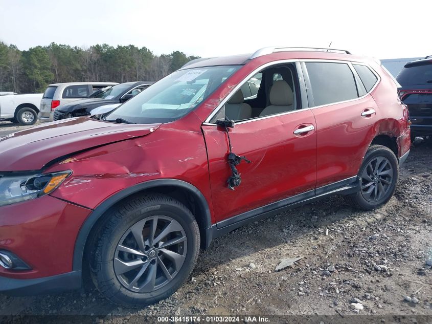 2016 Nissan Rogue Sl VIN: 5N1AT2MV8GC781514 Lot: 38415174