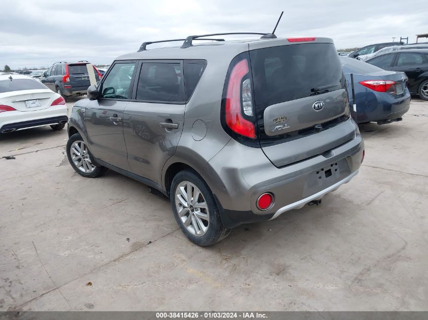 2017 Kia Soul + VIN: KNDJP3A58H7425755 Lot: 38415426