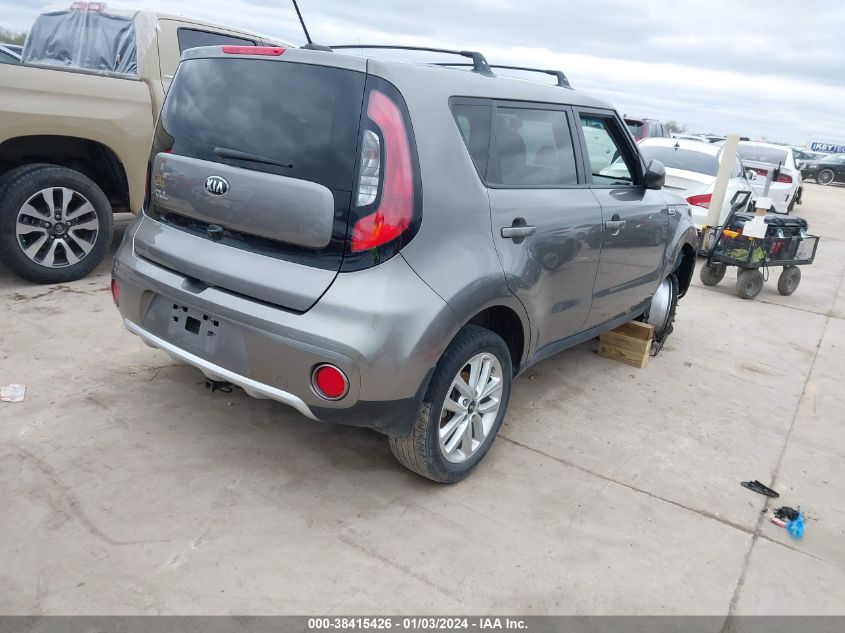 2017 Kia Soul + VIN: KNDJP3A58H7425755 Lot: 38415426