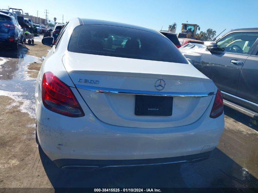 2016 Mercedes-Benz C 300 Luxury/Sport VIN: 55SWF4JB3GU141431 Lot: 38415525