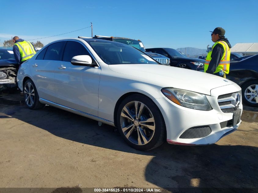 2016 Mercedes-Benz C 300 Luxury/Sport VIN: 55SWF4JB3GU141431 Lot: 38415525