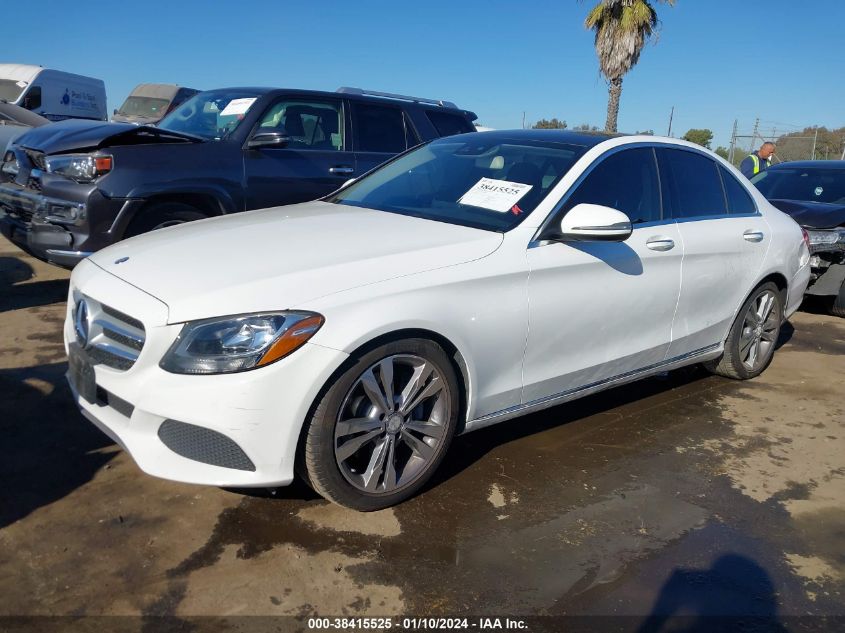 2016 Mercedes-Benz C 300 Luxury/Sport VIN: 55SWF4JB3GU141431 Lot: 38415525