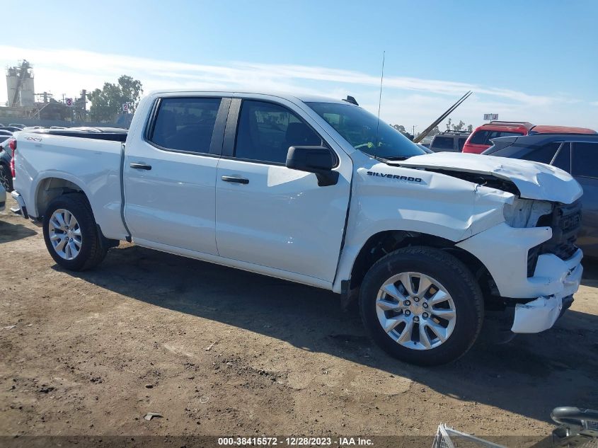 2022 Chevrolet Silverado 1500 4Wd Short Bed Custom VIN: 1GCPDBEK0NZ564484 Lot: 38415572