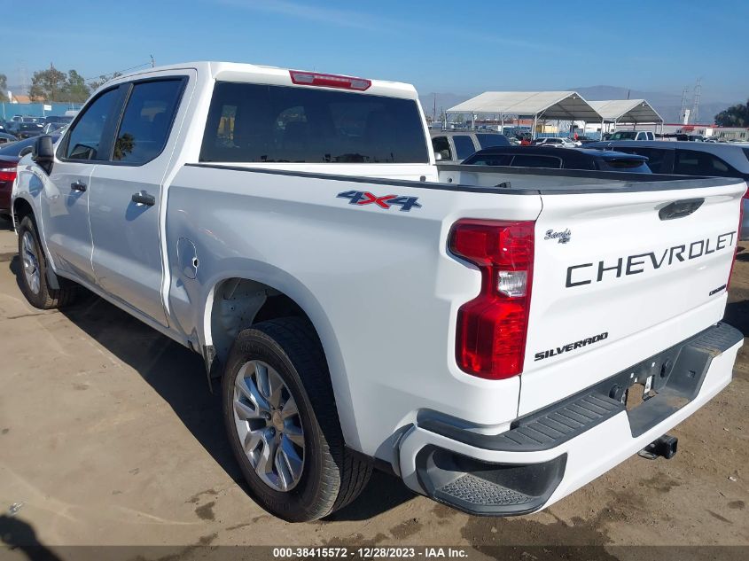 2022 Chevrolet Silverado 1500 4Wd Short Bed Custom VIN: 1GCPDBEK0NZ564484 Lot: 38415572