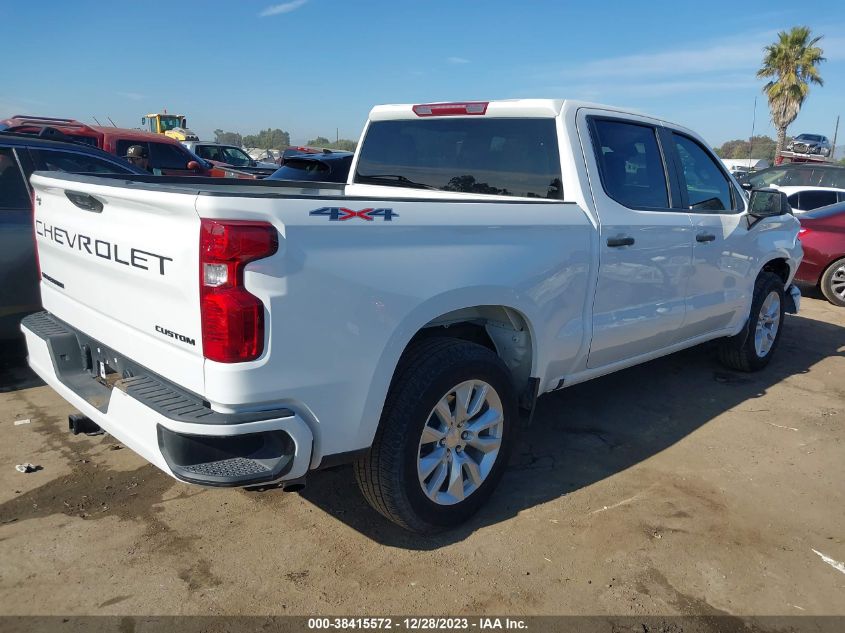 2022 Chevrolet Silverado 1500 4Wd Short Bed Custom VIN: 1GCPDBEK0NZ564484 Lot: 38415572