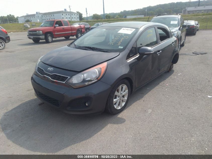 2014 Kia Rio Ex VIN: KNADN5A38E6362135 Lot: 38415776