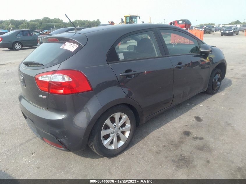 2014 Kia Rio Ex VIN: KNADN5A38E6362135 Lot: 38415776