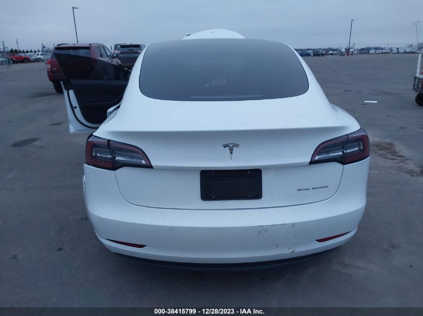 2019 Tesla Model 3 Long Range/Performance VIN: 5YJ3E1EB0KF199621 Lot: 38415799