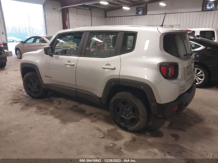 2019 Jeep Renegade Sport 4X4 VIN: ZACNJBAB2KPK79217 Lot: 38415882