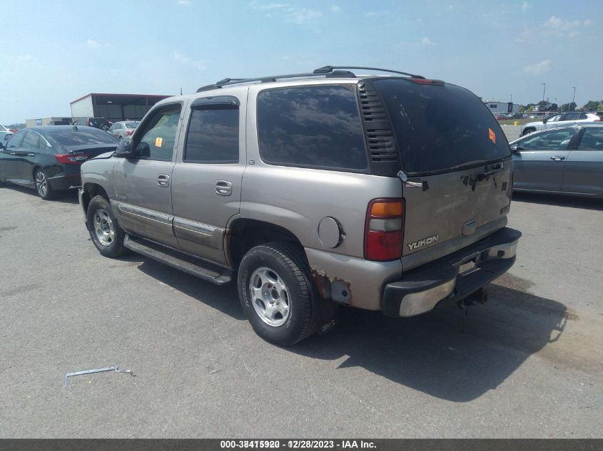 2002 GMC Yukon Slt VIN: 1GKEK13Z62R322001 Lot: 38415920