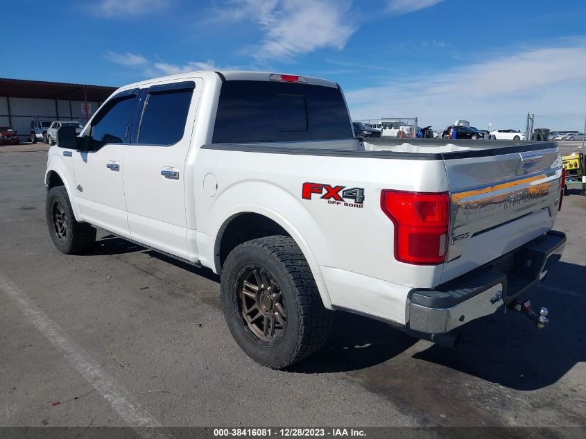 2018 Ford F-150 King Ranch VIN: 1FTEW1E52JFE37348 Lot: 38416081