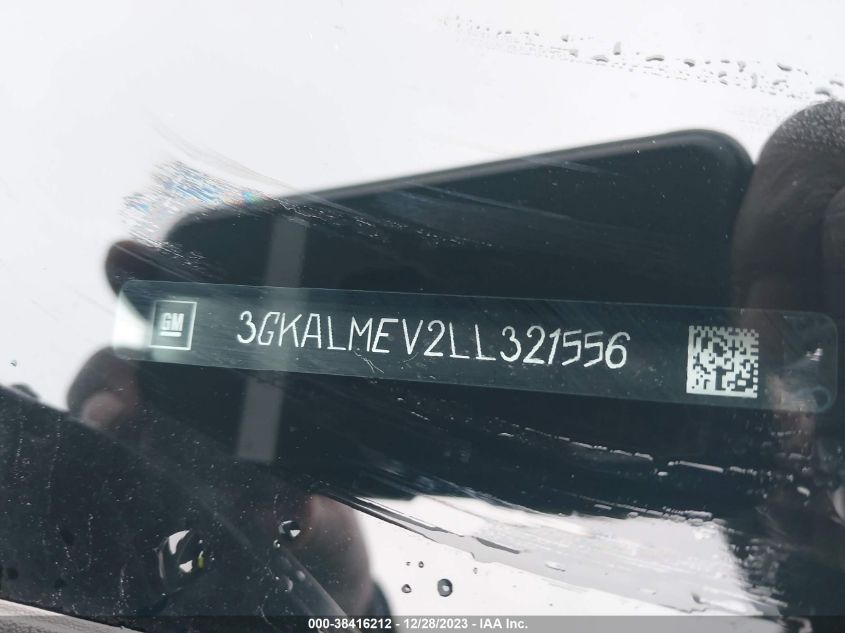 2020 GMC Terrain Fwd Sle VIN: 3GKALMEV2LL321556 Lot: 38416212
