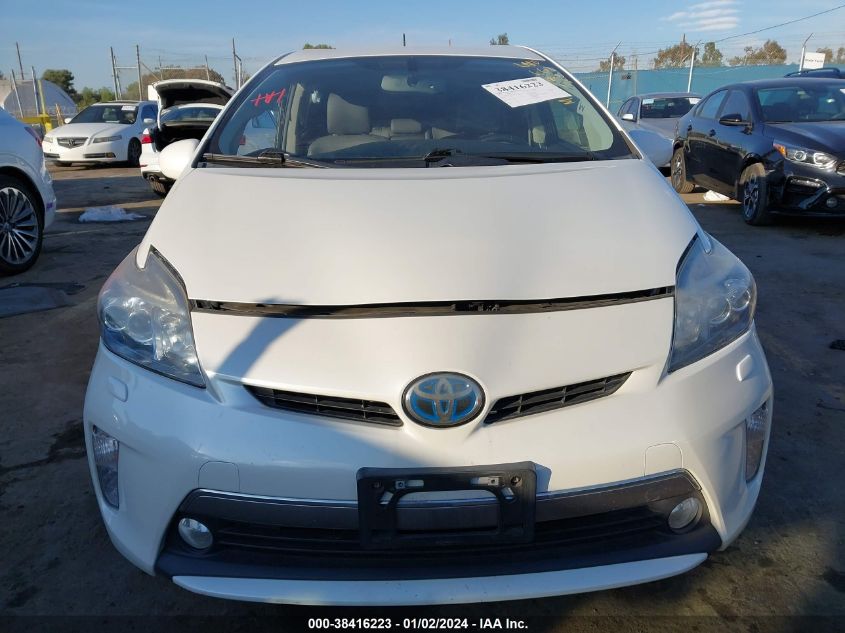 2012 Toyota Prius Plug-In Advanced VIN: JTDKN3DP1C3024684 Lot: 38416223