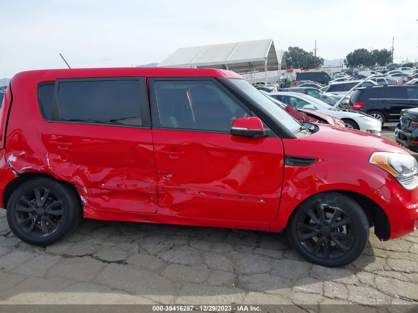 2013 Kia Soul + VIN: KNDJT2A69D7599553 Lot: 38416287