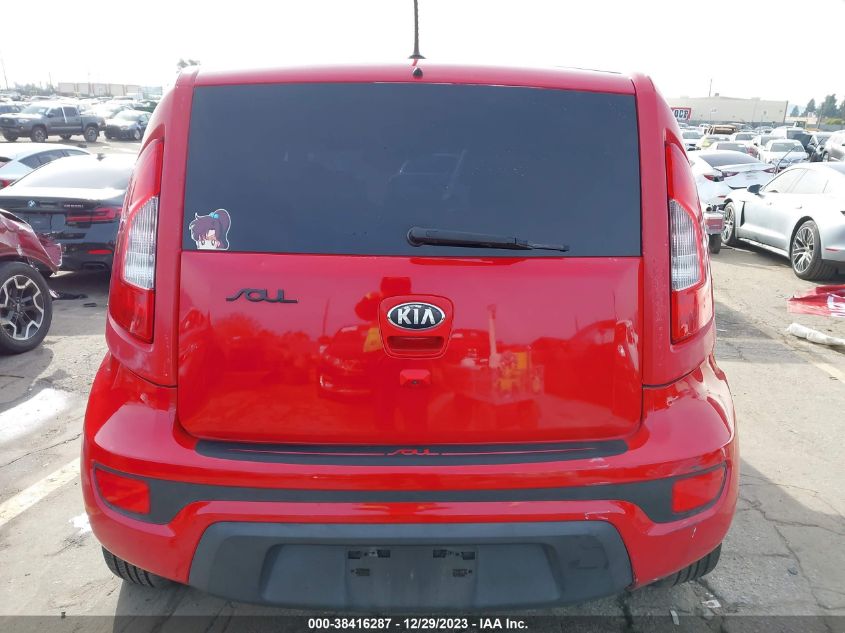 2013 Kia Soul + VIN: KNDJT2A69D7599553 Lot: 38416287