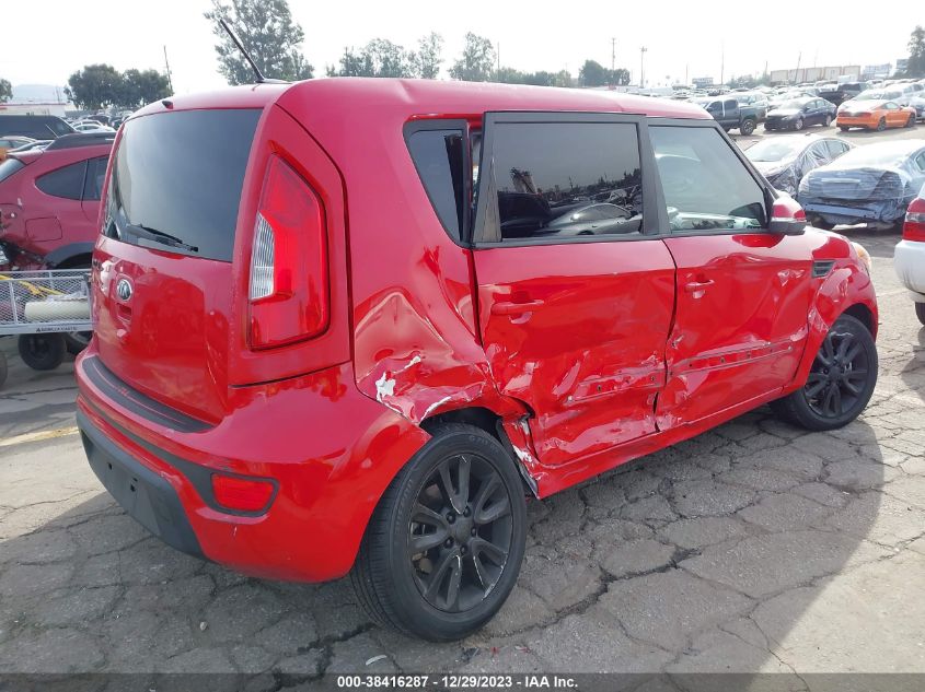 2013 Kia Soul + VIN: KNDJT2A69D7599553 Lot: 38416287