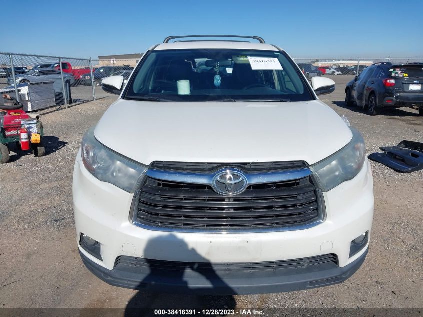 2016 Toyota Highlander Le Plus V6 VIN: 5TDZKRFH3GS121938 Lot: 38416391