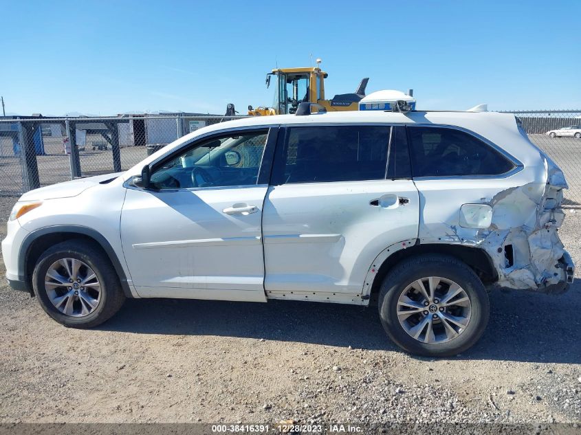 2016 Toyota Highlander Le Plus V6 VIN: 5TDZKRFH3GS121938 Lot: 38416391