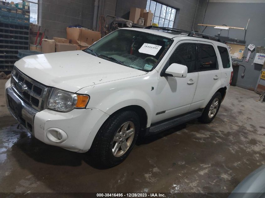 2008 Ford Escape Hybrid VIN: 1FMCU59H18KA89869 Lot: 38416495