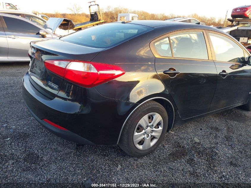 2016 Kia Forte VIN: KNASK4862G5442226 Lot: 38417153